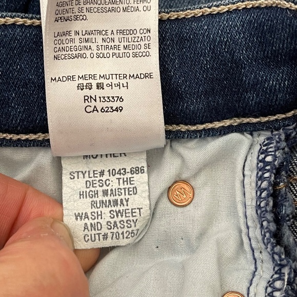 Mother The High Waisted Runaway Flare Jeans - Picture 10 of 13